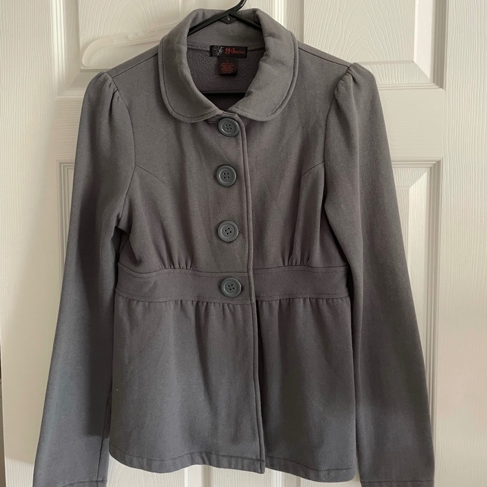 Gray 4 button Jacket